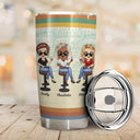 Here's To Another Year Of Bonding Over Alcohol Vintage Best Friends - Bestie BFF Gift - Personalized Custom Tumbler