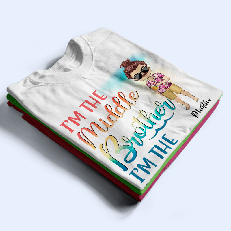 I'm The Rules Sisters Brothers Summer Beach Vibe - Family Bestie Gift - Personalized Custom T Shirt