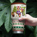 Just A Girl Boy Who Loves Dogs Cats And Christmas - Christmas Gift For Dog Lovers And Cat Lovers - Personalized Custom 30 Oz Tumbler