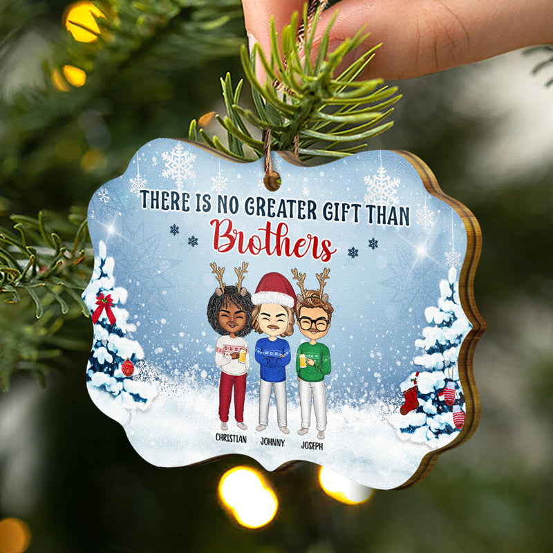 Family Siblings The Greatest Gift Our Parents Gave - Christmas Gift For Sisters And Brothers - Personalized Wooden Ornament