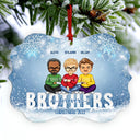 Christmas Colleagues Best Friends Forever - Christmas Gift For Besties And Siblings - Personalized Custom Aluminum Ornament