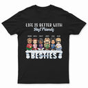 Life Is Better With Sisters & Brothers - Christmas Gift For Siblings And Best Friends - Personalized Custom Hoodie