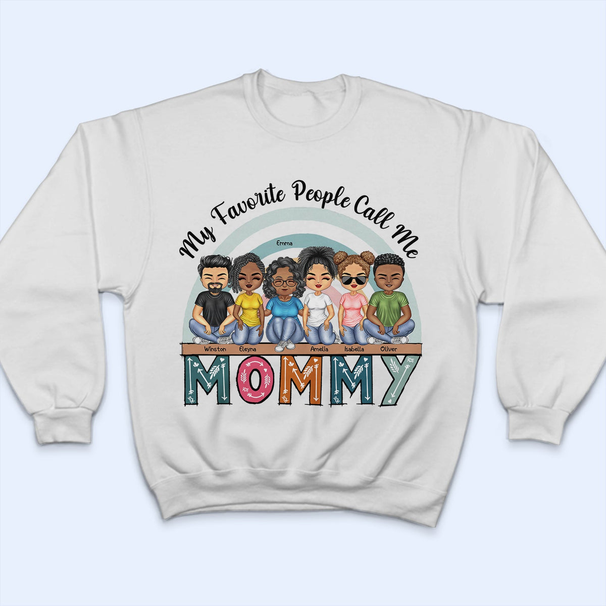 My Favorite People Call Me Mom Grandma - Birthday, Loving Gift For Mother, Grandmother - Personalized Custom T Shirt