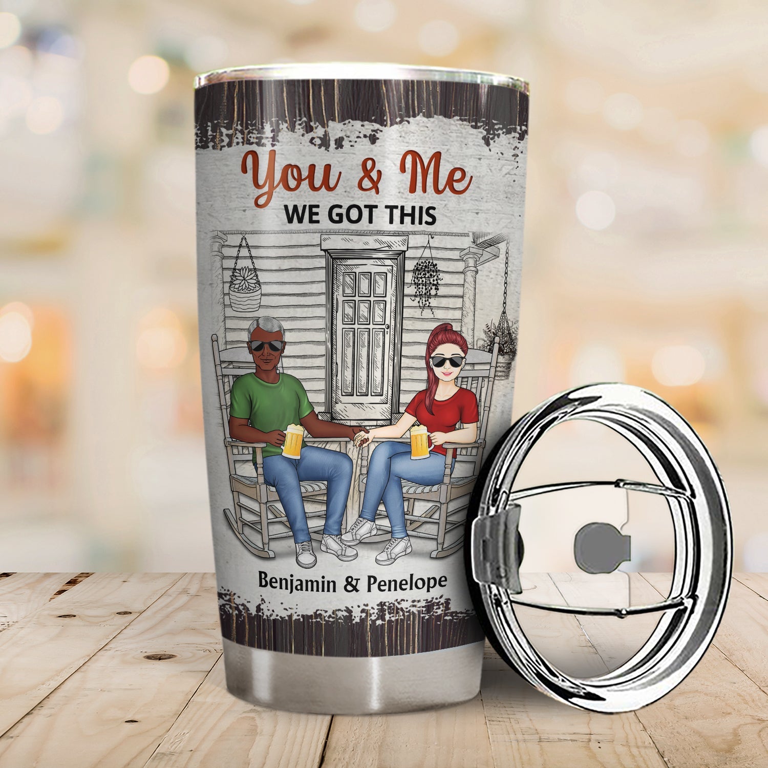 Congrats On Being My Husband - Loving Gift For Couples - Personalized Custom Tumbler