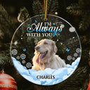 Custom Photo If Love Could Have Saved You - Christmas, Memorial Gift For Dog Lovers, Cat Lovers - Personalized Circle Acrylic Ornament