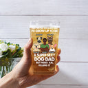 I'd Grow Up To Be A Super Sexy Dog Dad - Personalized Beer Glass