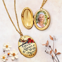 Family - Custom Photo Memorial In Loving Memory Forever In My Heart - Personalized Locket Necklace