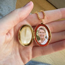 Family - Custom Photo Memorial In Loving Memory Forever In My Heart - Personalized Locket Necklace