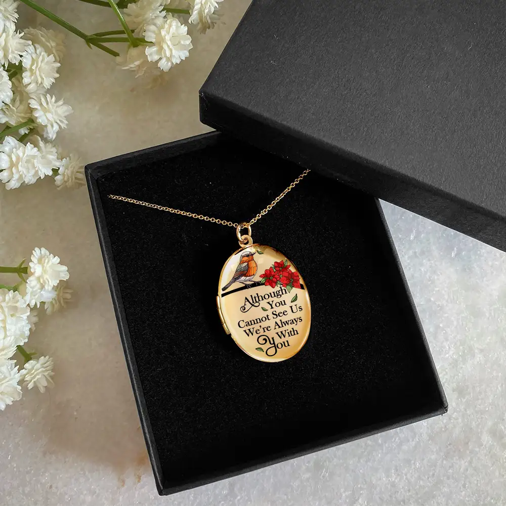 Family - Custom Photo Memorial In Loving Memory Forever In My Heart - Personalized Locket Necklace