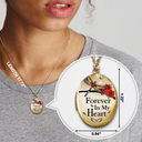 Family - Custom Photo Memorial In Loving Memory Forever In My Heart - Personalized Locket Necklace