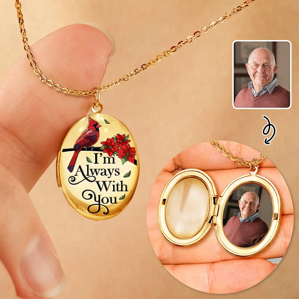 Family - Custom Photo Memorial In Loving Memory Forever In My Heart - Personalized Locket Necklace