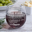 Gift For Bestie, Gifts For Colleagues - Funny Gift For Colleagues An Expert Problem Solver - Personalized Stemless Wine Glass