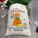 Custom Photo Merry Christmas Special Delivery Kids Parents - Personalized Favor Bag