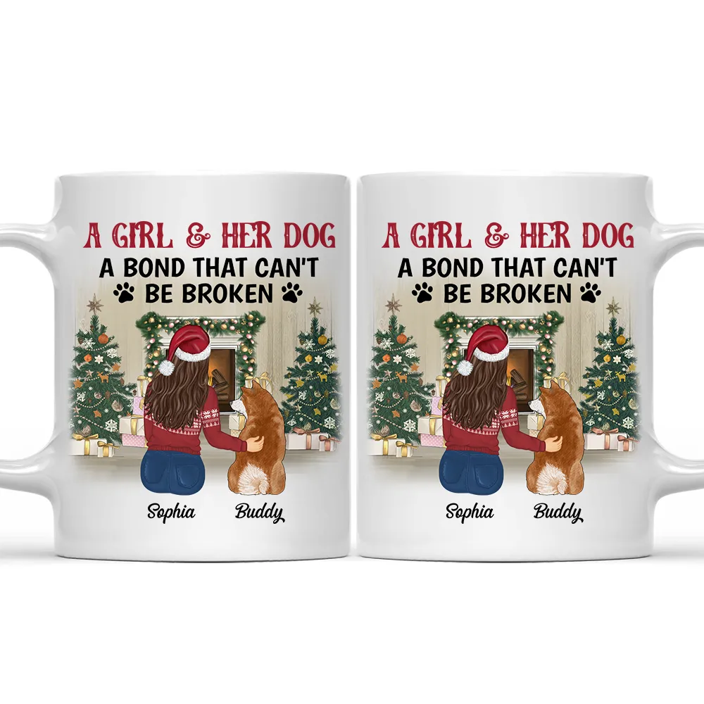 A Bond That Can't Be Broken Dog Lovers Christmas - Personalized Mug