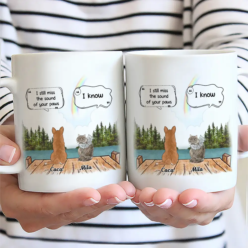 Pet Lovers,Cat Lovers,Dog Lovers - They Still Talk About You Loving Memorial Dog Cat - Personalized Mug