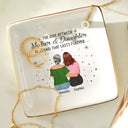 Love,Gift For Mother,Gift For Women,Gift For Yourself,Gift For Grandma,Gift For Daughter - Mother & Daughter From The Start - Personalized Ring Dish