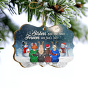 Sisters Are We And Forever - Christmas Gift For Sisters - Personalized Custom Wooden Ornament