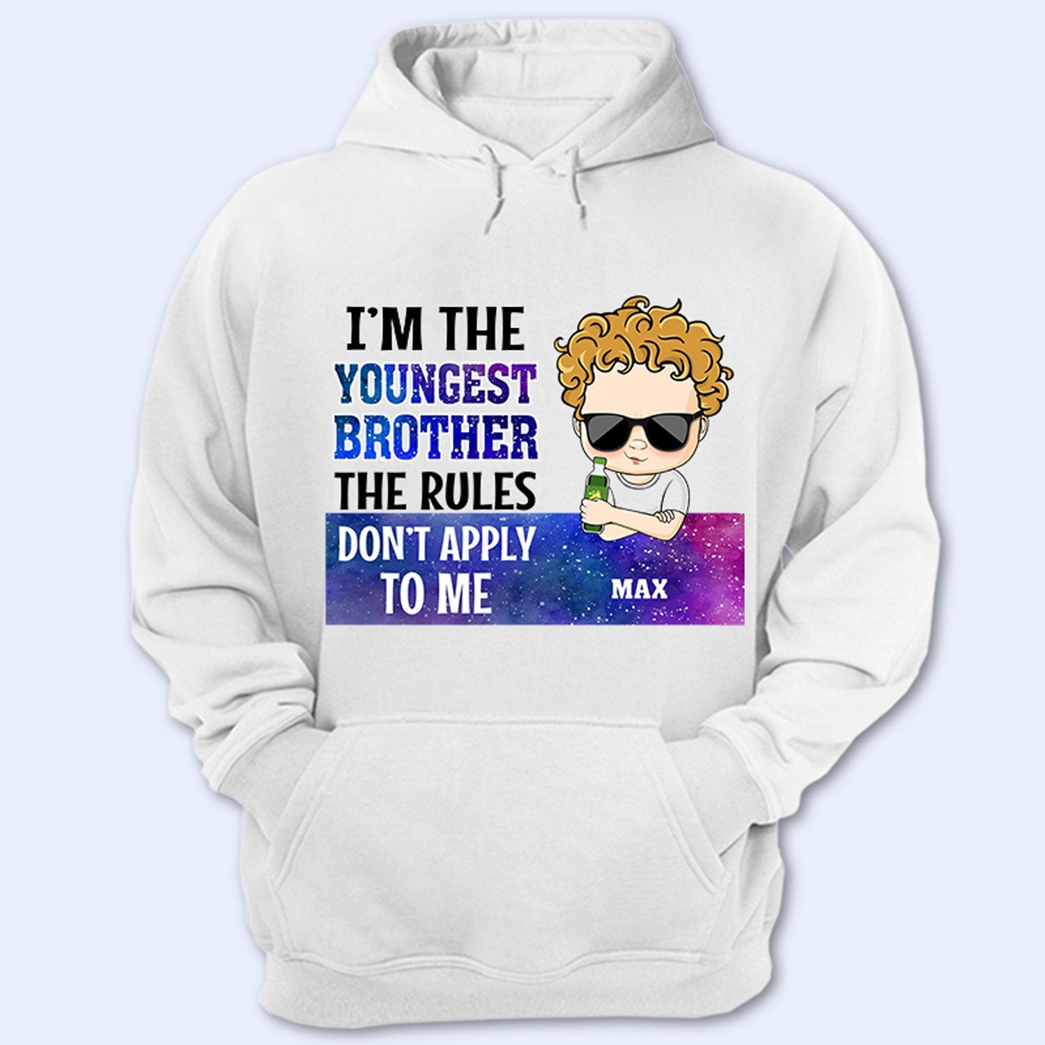 I'm The Rules Sister Brother Parent - Family Sibling Gift - Personalized Custom Hoodie