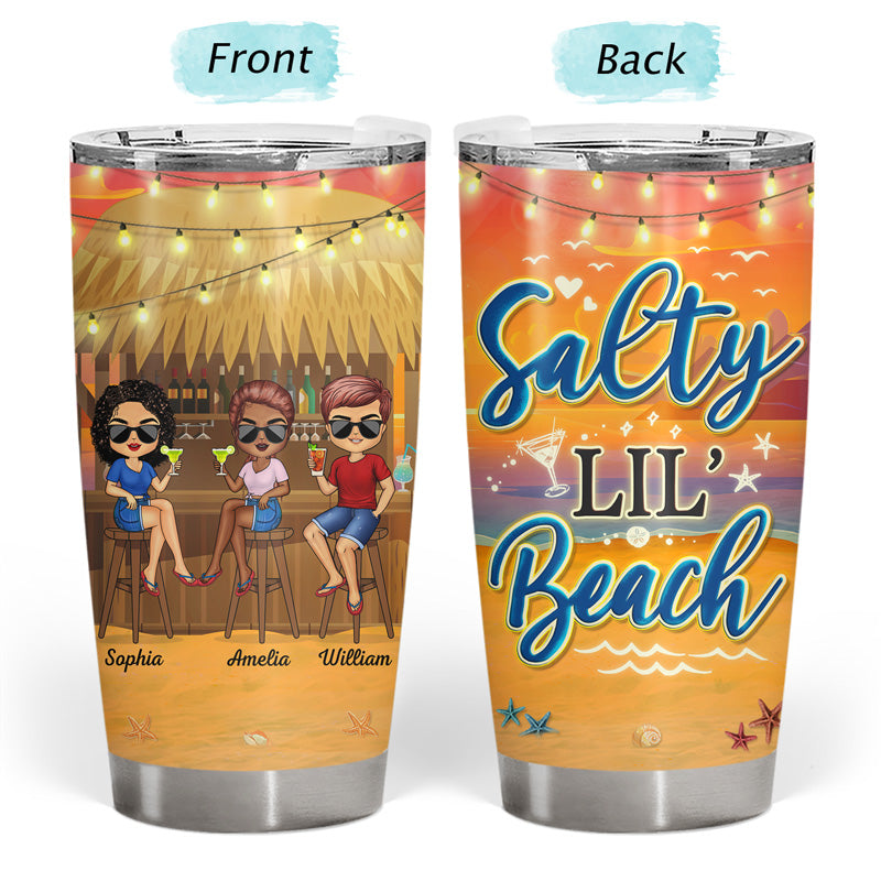 Here's To Another Year Of Bonding Over Alcohol Sunset Beach Summer Vacation Best Friends - Bestie BFF Gift - Personalized Custom Tumbler