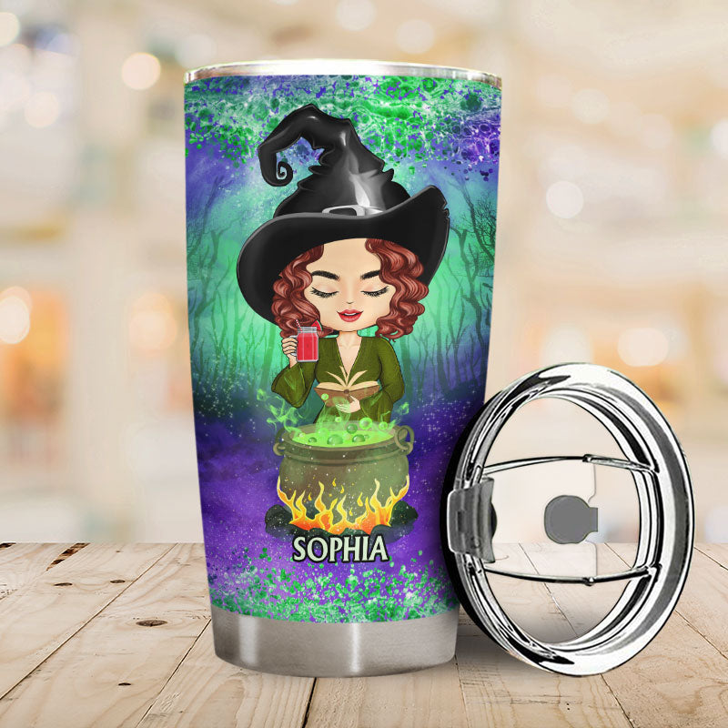 I'm Not Sugar And Spice And Everything Nice Witchy - Witch Gifts - Personalized Custom Tumbler