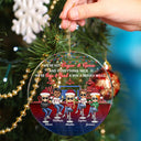 Here's To Another Year Of Bonding Over Alcohol Christmas Best Friends - Bestie BFF Gift - Personalized Custom Circle Acrylic Ornament