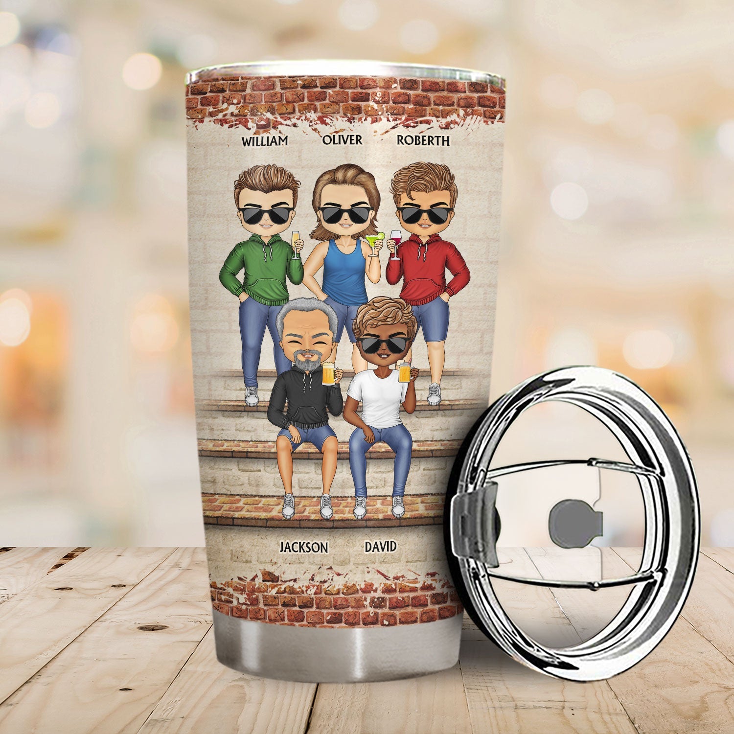 Like Mother Like Daughter Oh Crap Father Grandpa Grandma - Funny Family Gift - Personalized Custom Tumbler