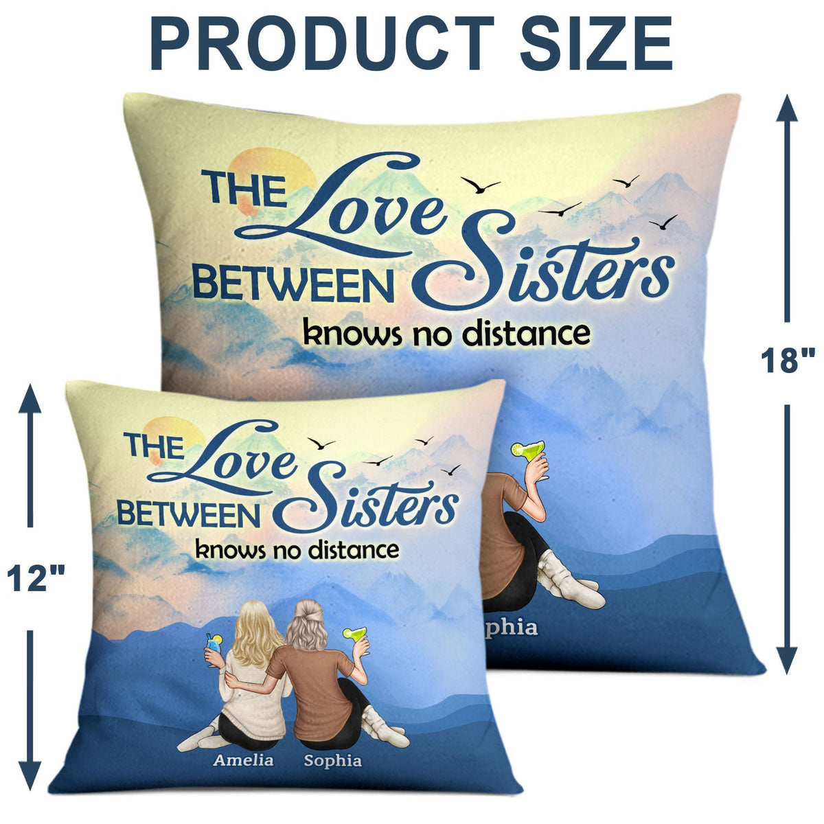 I Hugged This Soft Pillow Squeezed It Really Tight - Birthday, Loving Gift For Sister, Brother, Siblings, Besties, Friends, Family - Personalized Custom Pillow