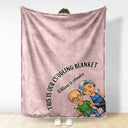 This Is Our Cuddling Blanket Couples - Anniversary, Birthday Gift For Spouse, Husband, Wife, Boyfriend, Girlfriend - Personalized Custom Fleece Blanket