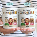 Best Freakin Coworkers Ever - Funny, Anniversary, Birthday Gifts For Colleagues, Besties - Personalized Custom Mug