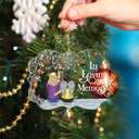 I'm Always With You - Christmas, Memorial Gift For Family, Friends - Personalized Medallion Acrylic Ornament