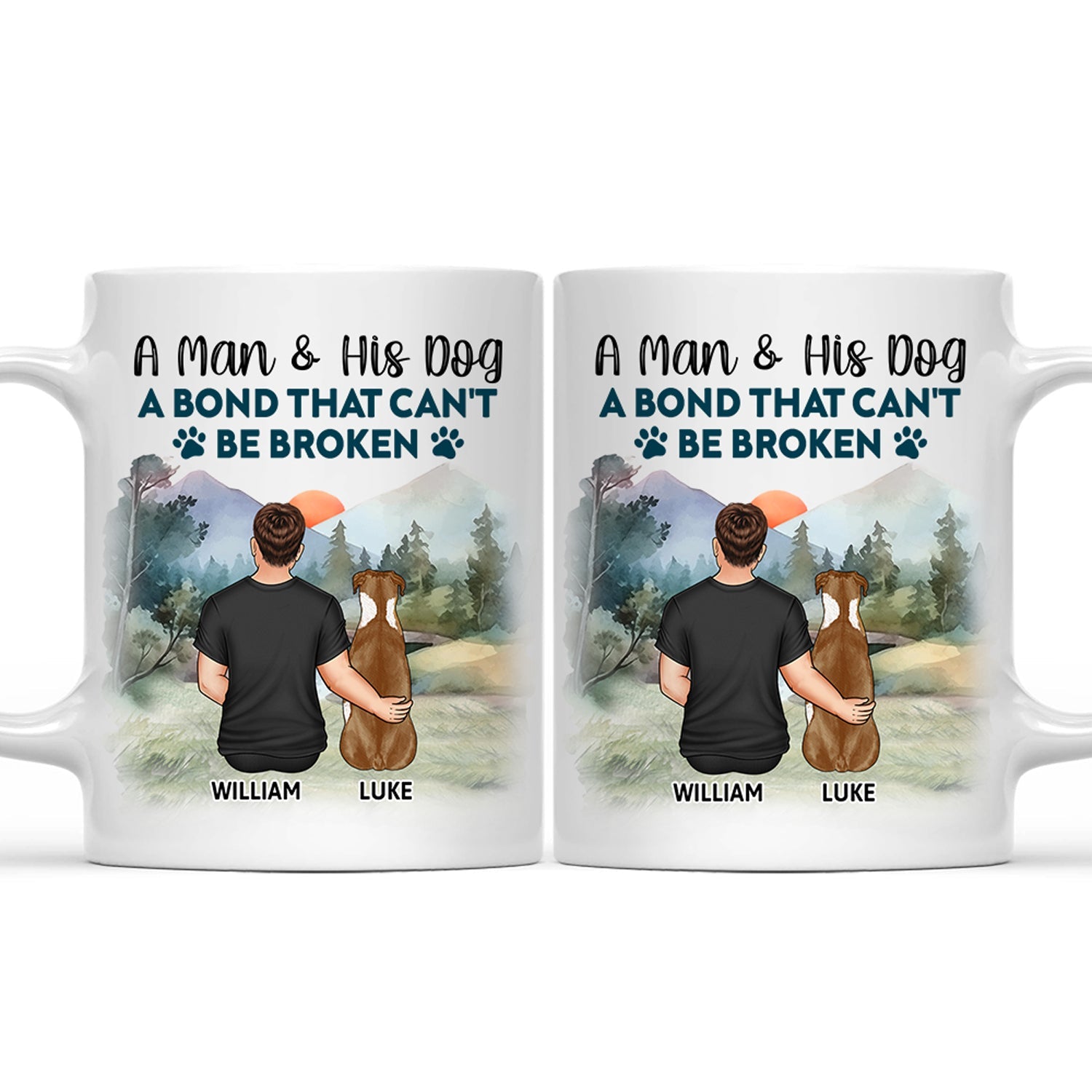 A Bond That Can't Be Broken - Gift For Dog Lovers, Dog Mom - Personalized Mug