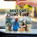 A Bond That Can't Be Broken - Gift For Cat Lovers, Cat Mom, Cat Dad - Personalized Acrylic Car Hanger