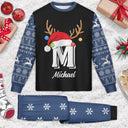 Monogrammed Family - Christmas, Gift For Family - Personalized Unisex Pajamas Set