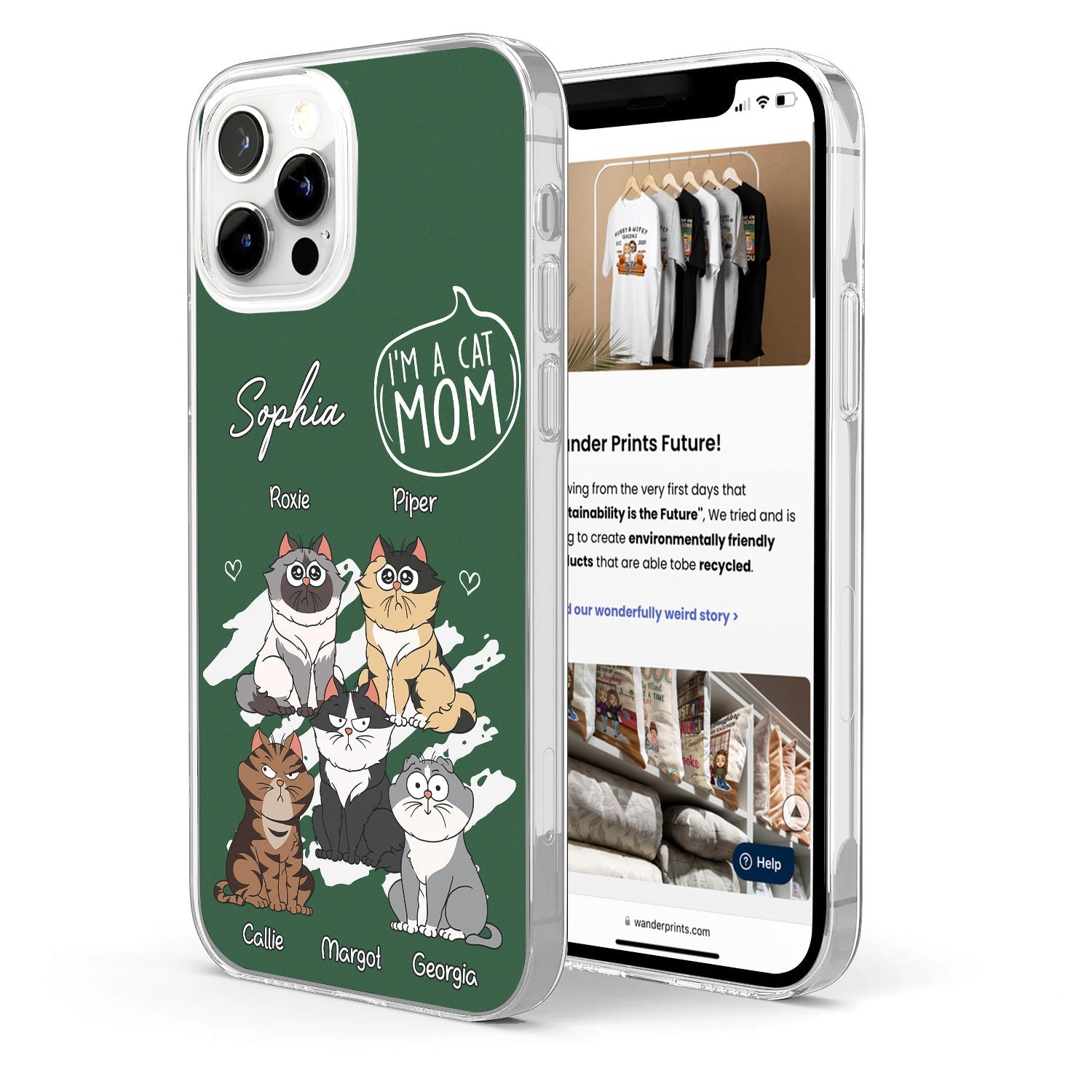 I'm A Cat Person - Gift For Cat Lovers, Cat Mom, Cat Dad - Personalized Clear Phone Case