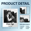 Custom Photo Drive Safe - Gift For Couples, Family, Gift For Mother, Father - Personalized Photo Air Freshener