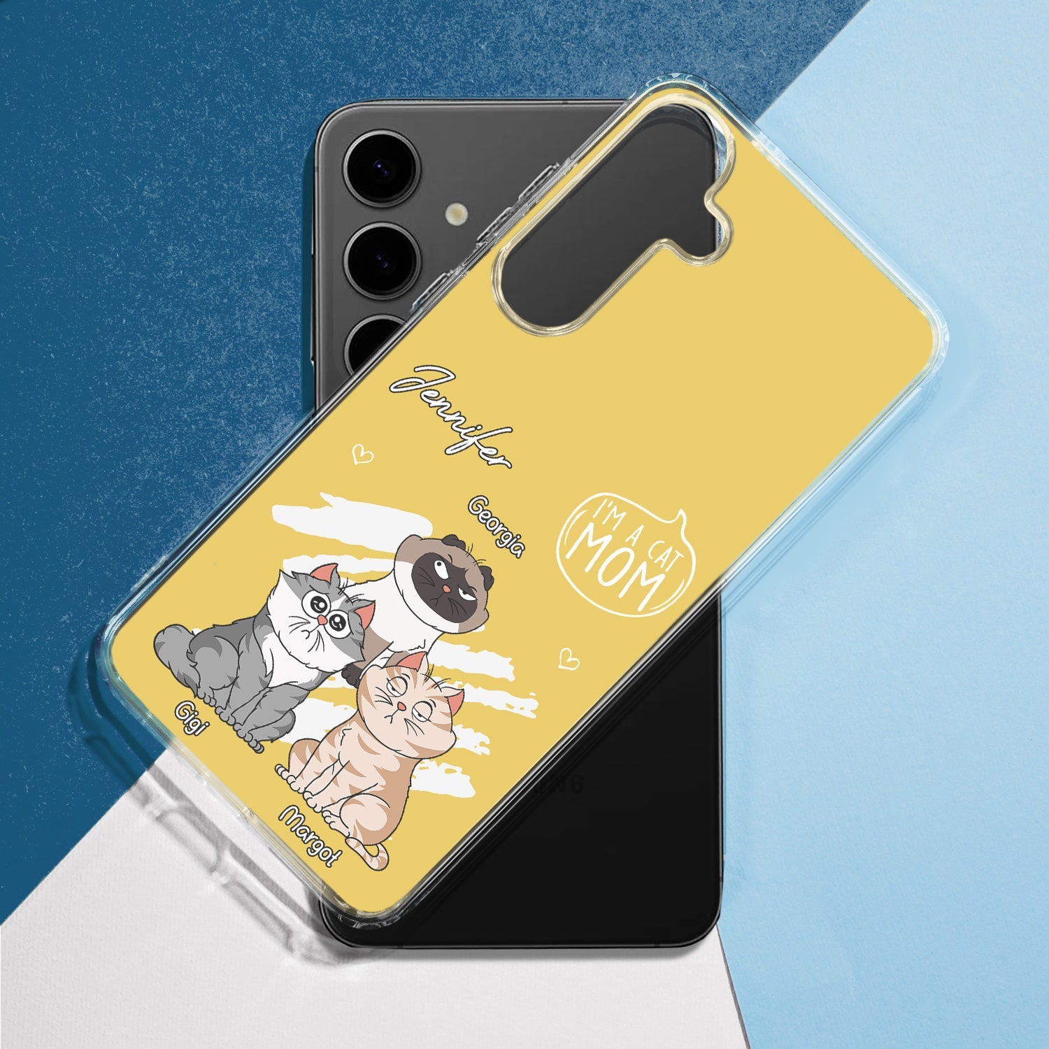 I'm A Cat Person Version 2 - Gift For Cat Lovers, Cat Mom, Cat Dad - Personalized Clear Phone Case