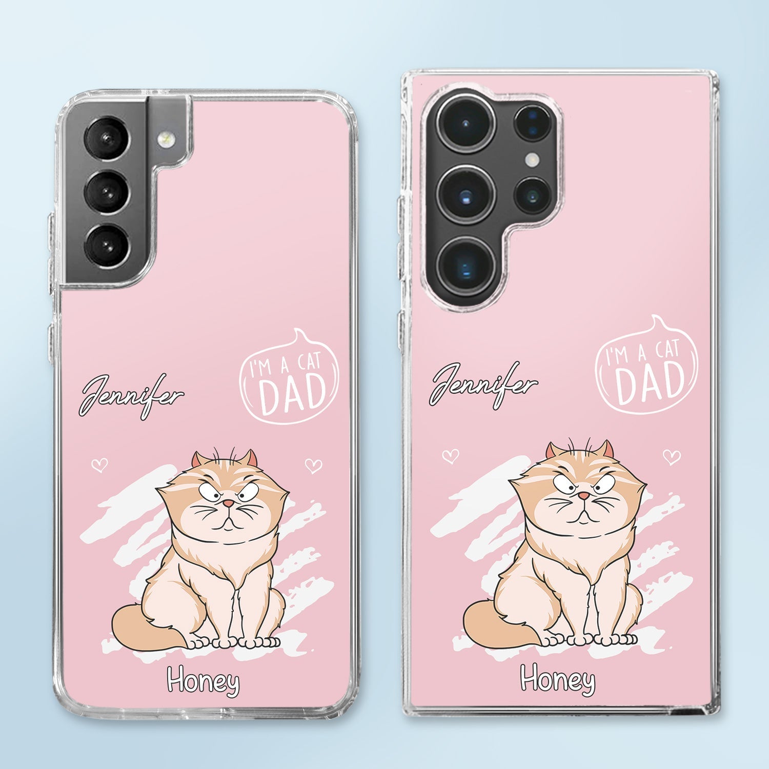 I'm A Cat Person Version 2 - Gift For Cat Lovers, Cat Mom, Cat Dad - Personalized Clear Phone Case