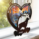 My Favorite Hello And My Hardest Goodbye - Personalized Window Hanging Suncatcher Ornament