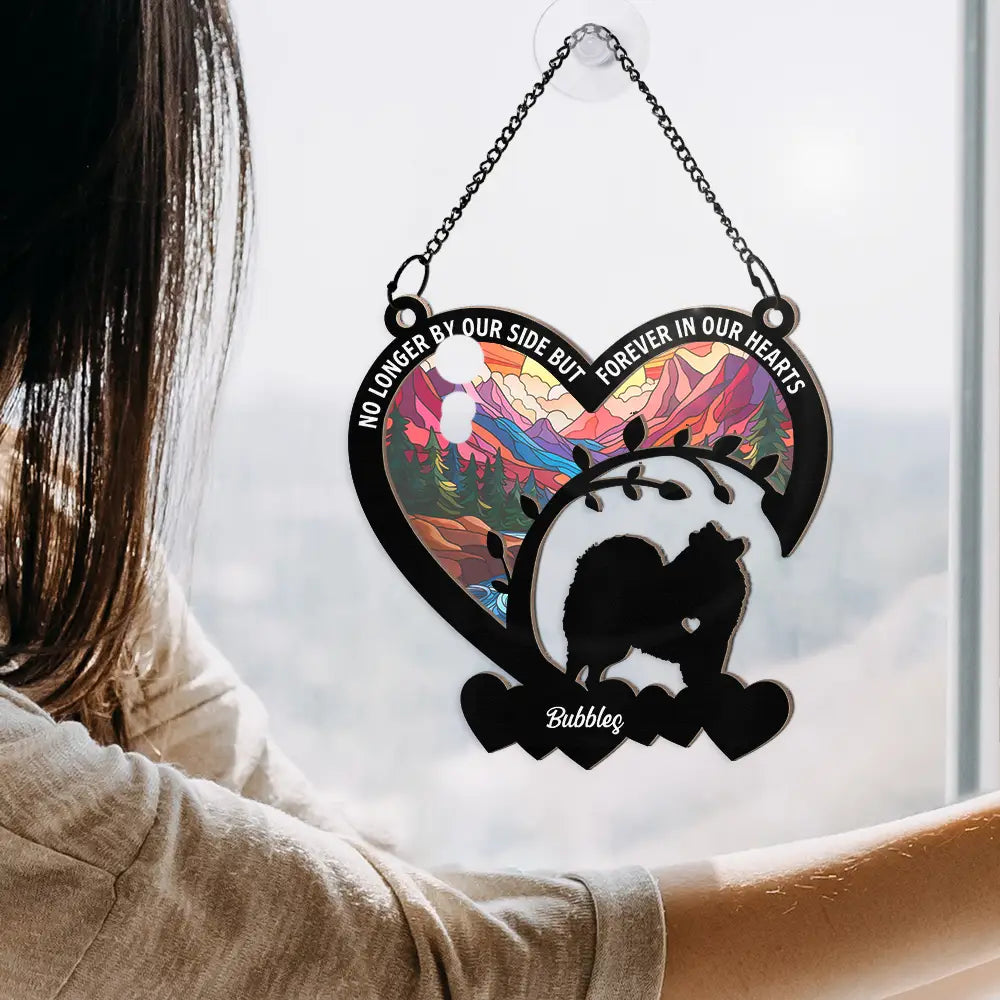 My Favorite Hello And My Hardest Goodbye - Personalized Window Hanging Suncatcher Ornament