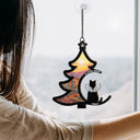 Pet Lovers, Memorial - Loss Of Pet Christmas - Personalized Window Hanging Suncatcher Ornament