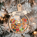 Christmas,Gift For Grandparents,Gift For Grandma,Happy - Christmas Grandma Cookies - Personalized 2-Layered Mix Ornament