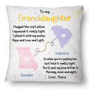 Gift For Kids,Love - Granddaughter Grandson Hug This Pillow Long Distance - Personalized Pillow