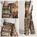 Reading,Gift For Yourself - Reading Chibi Just A Girl Who Loves Books - Personalized Pajama Pants