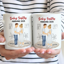 New Mom,New Dad,Pet Couple,Love - Baby Arriving Expecting Family - Personalized Mug