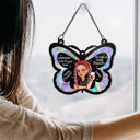 Gift For Yourself,Gift For Women,Happy - Sometimes You Forget That You're Awesome - Personalized Window Hanging Suncatcher Ornament