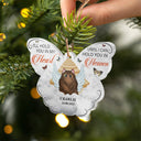 I'll Hold You In My Heart - Cat Memorial Gift - Personalized Custom Butterfly Acrylic Ornament