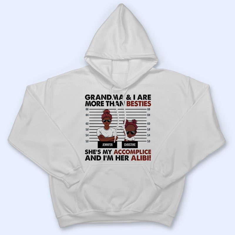 Grandma & I Are More Than Besties - Gift For Grandparents & Kids - Personalized Custom T Shirt