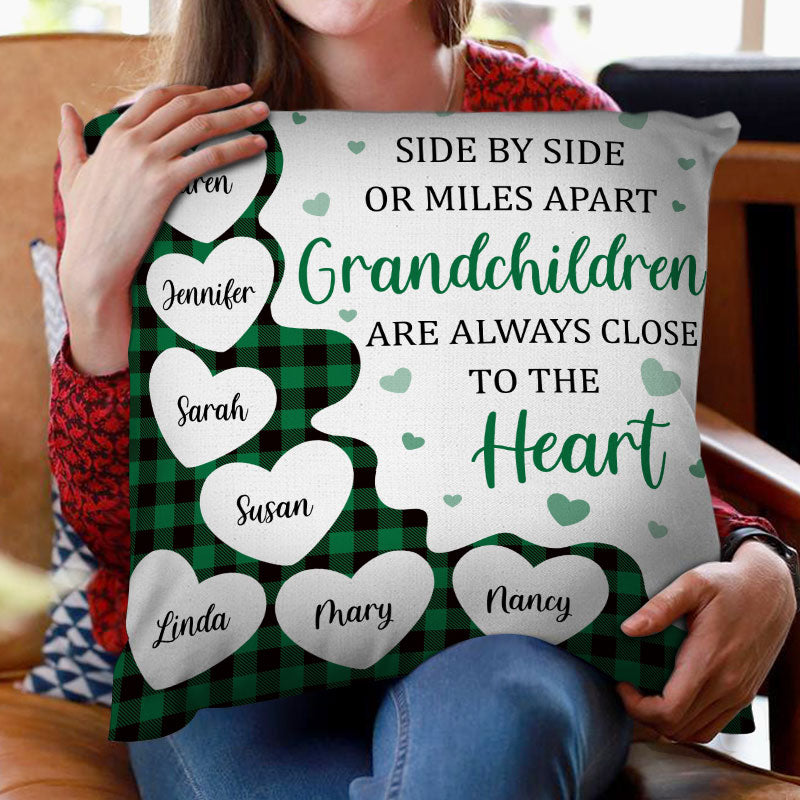 Grandchildren Are Always Close - Gift For Grandparent - Personalized Custom Pillow