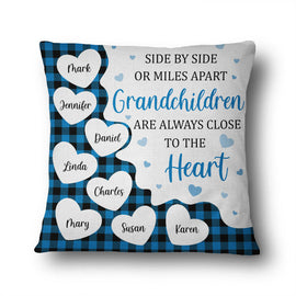 Grandchildren Are Always Close - Gift For Grandparent - Personalized Custom Pillow