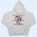 Every Love Story Is Beautiful Husband Wife Couple - Couple Gift - Personalized Custom Hoodie